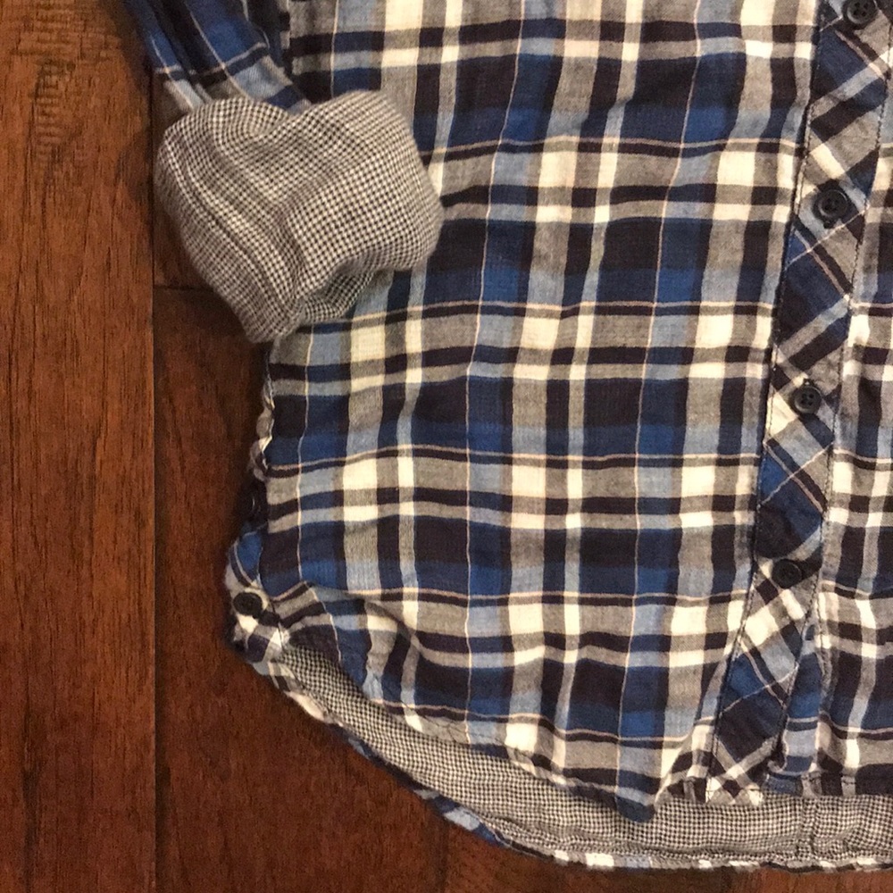 Plaid Button Down - image 3